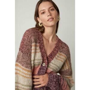 Velvet “The Lara” Sweater  Women’s SZ SM Multicolor Made in Peru Alpaca EUC